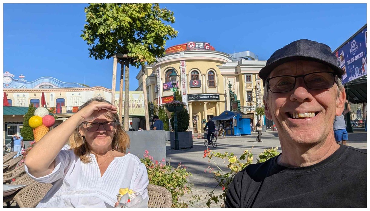 En is i varmen