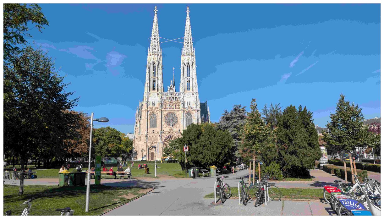 Votivkirken (Votivkirche) eksteriør